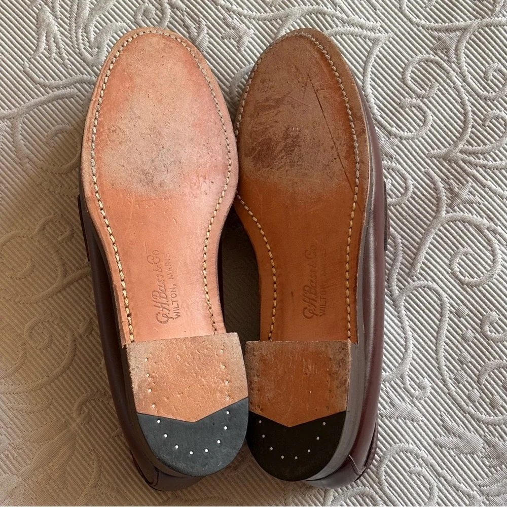 Vintage Bass Weejuns 734 Classic Penny Loafer Wilton Maine